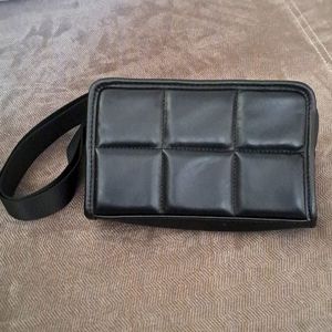 Amanda Uprichard Waist Pack/Crossbody Bag - Black